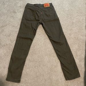 Green Levi Strauss 511 men’s jeans